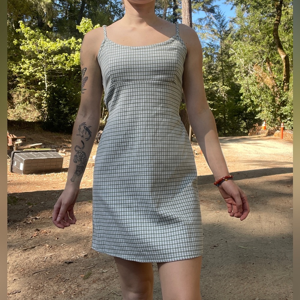 Brandy Melville Green Mini Dress